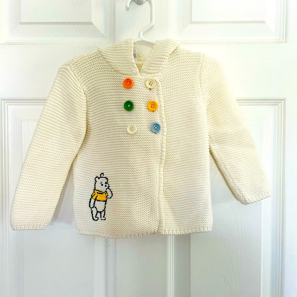 Hanna Andersson Winnie the Pooh sweater knit hoodie